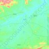 Topografische kaart Pombal, hoogte, reliëf