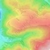 Topografische kaart Rotensol, hoogte, reliëf