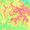 Topografische kaart Generville, hoogte, reliëf