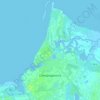 Topografische kaart Sewerodwinsk, hoogte, reliëf