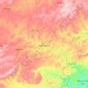 Topografische kaart Canhotinho, hoogte, reliëf