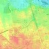 Topografische kaart Oliver-Valdefierro, hoogte, reliëf