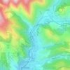 Topografische kaart Drap, hoogte, reliëf
