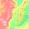 Topografische kaart Feirão, hoogte, reliëf
