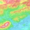 Topografische kaart Stainach-Pürgg, hoogte, reliëf