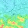 Topografische kaart Gisikdrono, hoogte, reliëf