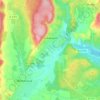 Topografische kaart Vailhauquès, hoogte, reliëf