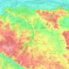 Topografische kaart Brissac-Loire-Aubance, hoogte, reliëf