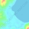 Topografische kaart Casapsapan Beach, hoogte, reliëf