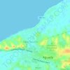 Topografische kaart Guaniquilla, hoogte, reliëf