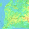 Topografische kaart Ananindeua, hoogte, reliëf