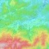 Topografische kaart Sanagochi, hoogte, reliëf