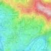 Topografische kaart Otxarkoaga-Txurdinaga, hoogte, reliëf