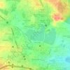 Topografische kaart Amber Cheruvu, hoogte, reliëf