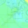 Topografische kaart McCausland, hoogte, reliëf