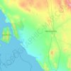 Topografische kaart Hermosillo, hoogte, reliëf