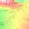 Topografische kaart Waimea/Kamuela, hoogte, reliëf
