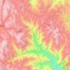 Topografische kaart Andamarca, hoogte, reliëf