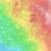 Topografische kaart Bale, hoogte, reliëf