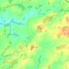 Topografische kaart Freetown, hoogte, reliëf