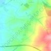 Topografische kaart Helstroff, hoogte, reliëf