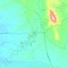Topografische kaart Erla, hoogte, reliëf