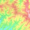 Topografische kaart Sarandi, hoogte, reliëf