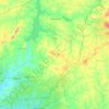 Topografische kaart Olorunda, hoogte, reliëf