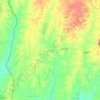 Topografische kaart Iwajowa, hoogte, reliëf