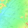 Topografische kaart Pelarco, hoogte, reliëf