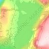 Topografische kaart Langvatnet - Guddumjávvre, hoogte, reliëf