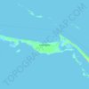 Topografische kaart Little Abaco, hoogte, reliëf