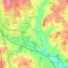 Topografische kaart Aston, hoogte, reliëf
