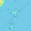 Topografische kaart Îles Lavezzi, hoogte, reliëf