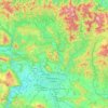 Topografische kaart Ibarrak / Valles, hoogte, reliëf