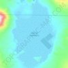 Topografische kaart Salar de Llullaillaco, hoogte, reliëf