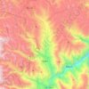 Topografische kaart Huari, hoogte, reliëf