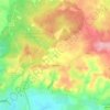 Topografische kaart Laignelet, hoogte, reliëf
