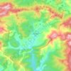 Topografische kaart Prioro, hoogte, reliëf