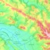 Topografische kaart Bugnein, hoogte, reliëf