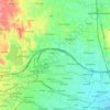 Topografische kaart Kecamatan Ngemplak, hoogte, reliëf
