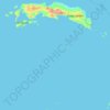 Topografische kaart Maluku Tengah, hoogte, reliëf