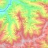 Topografische kaart Nankhari, hoogte, reliëf