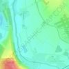 Topografische kaart 77450, hoogte, reliëf