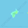 Topografische kaart Islas Marietas, hoogte, reliëf