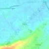 Topografische kaart Stene, hoogte, reliëf