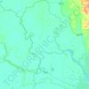 Topografische kaart Htantabin Township, hoogte, reliëf