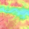 Topografische kaart Bohal, hoogte, reliëf
