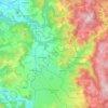 Topografische kaart 43230, hoogte, reliëf