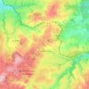 Topografische kaart Lapeyrouse, hoogte, reliëf